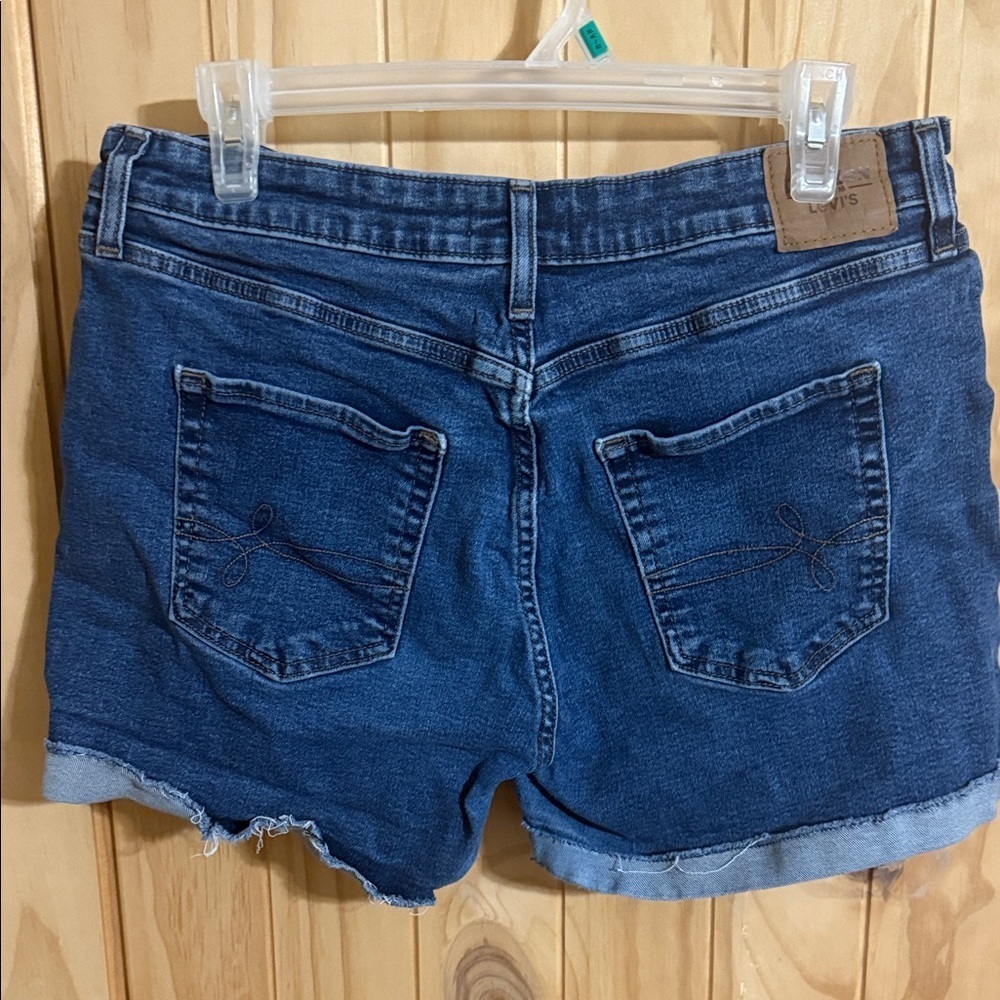 Denizen Denim Blue Women's Shorts - Picture 3 of 5